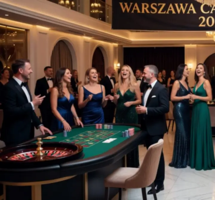 Elegancki event kasynowy organizowany przez FOB JAKUB OSIŃSKI